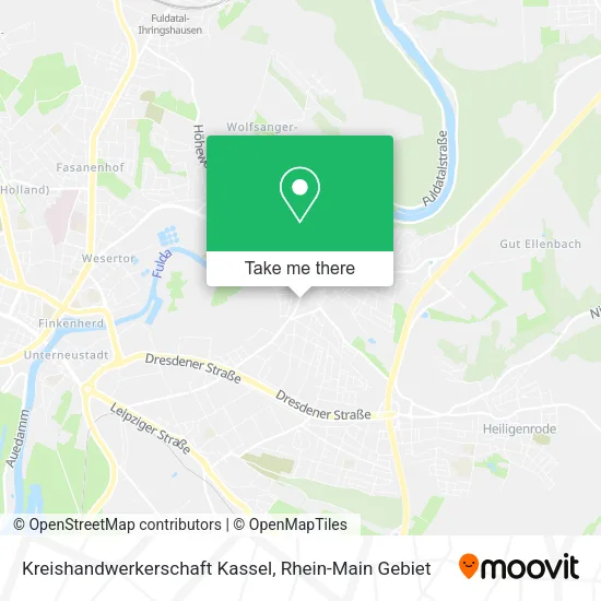 Карта Kreishandwerkerschaft Kassel