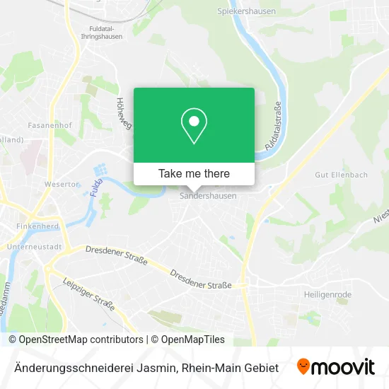 Карта Änderungsschneiderei Jasmin