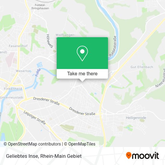 Карта Geliebtes Inse