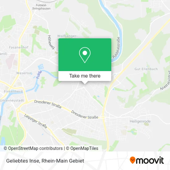 Geliebtes Inse map