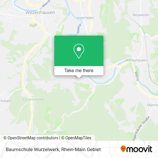 Карта Baumschule Wurzelwerk