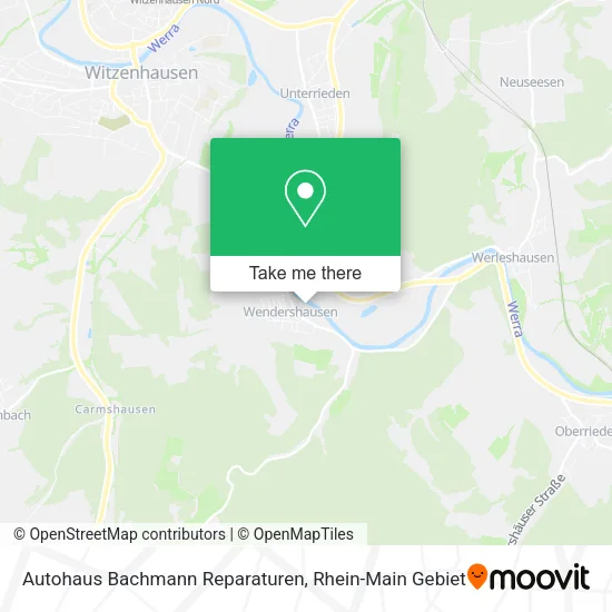 Карта Autohaus Bachmann Reparaturen