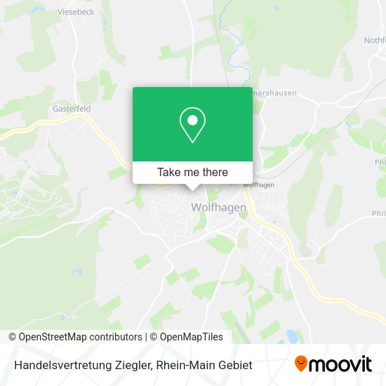 Карта Handelsvertretung Ziegler