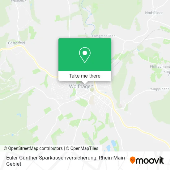 Карта Euler Günther Sparkassenversicherung