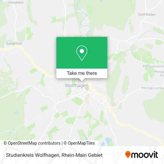 Карта Studienkreis Wolfhagen