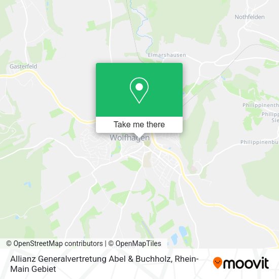Карта Allianz Generalvertretung Abel & Buchholz