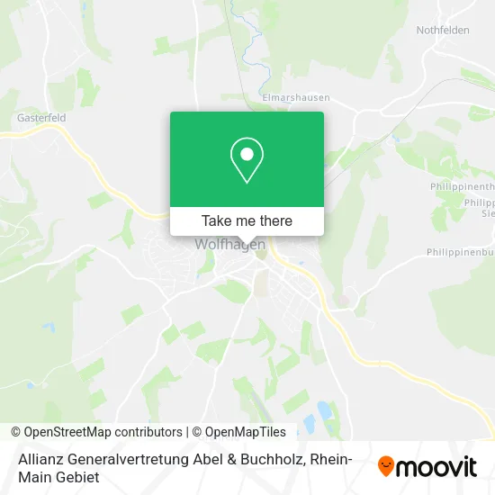 Карта Allianz Generalvertretung Abel & Buchholz