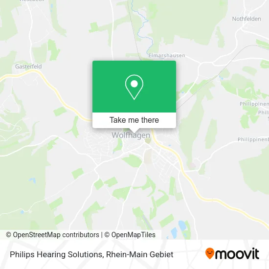 Карта Philips Hearing Solutions