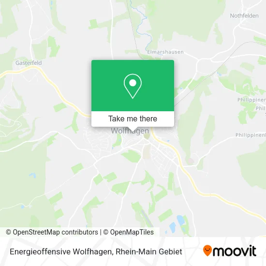 Карта Energieoffensive Wolfhagen