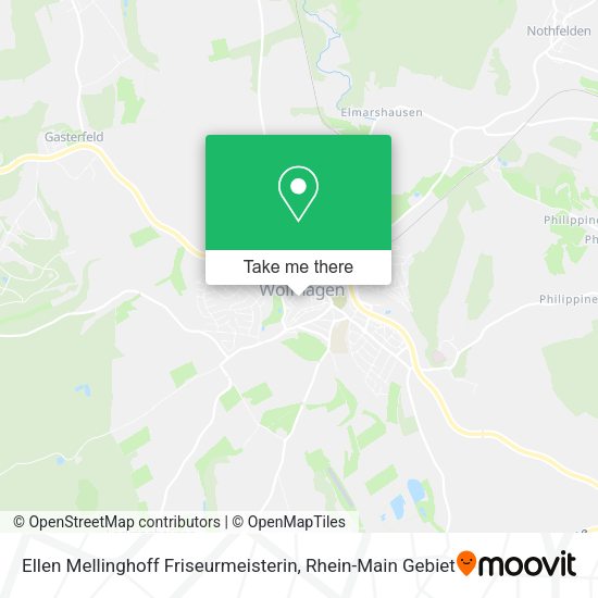 Карта Ellen Mellinghoff Friseurmeisterin