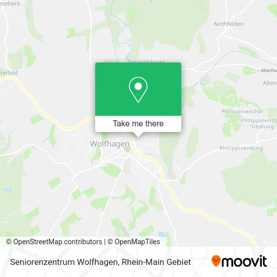 Карта Seniorenzentrum Wolfhagen