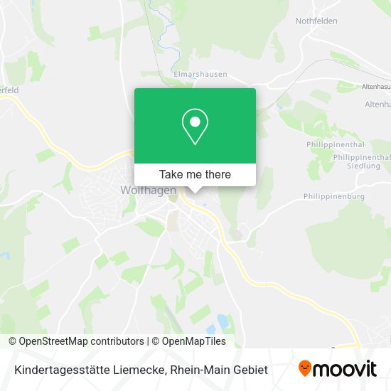 Карта Kindertagesstätte Liemecke