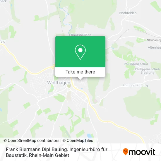 Карта Frank Biermann Dipl.Bauing. Ingenieurbüro für Baustatik