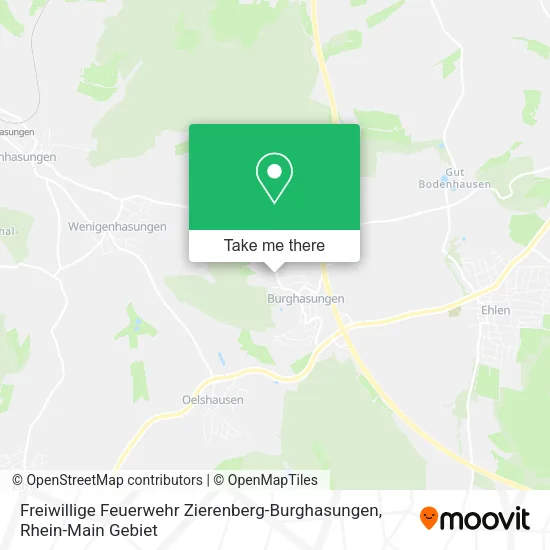 Карта Freiwillige Feuerwehr Zierenberg-Burghasungen