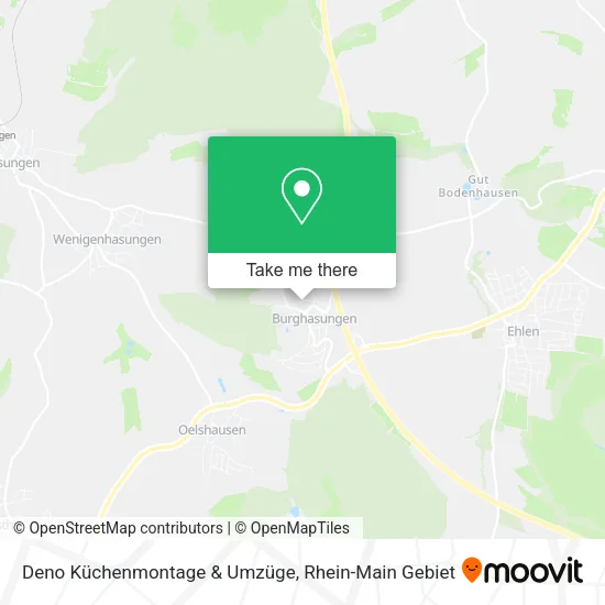 Карта Deno Küchenmontage & Umzüge