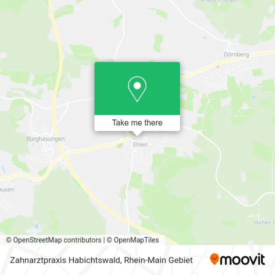 Карта Zahnarztpraxis Habichtswald
