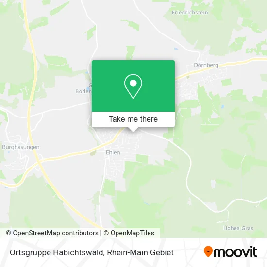 Карта Ortsgruppe Habichtswald