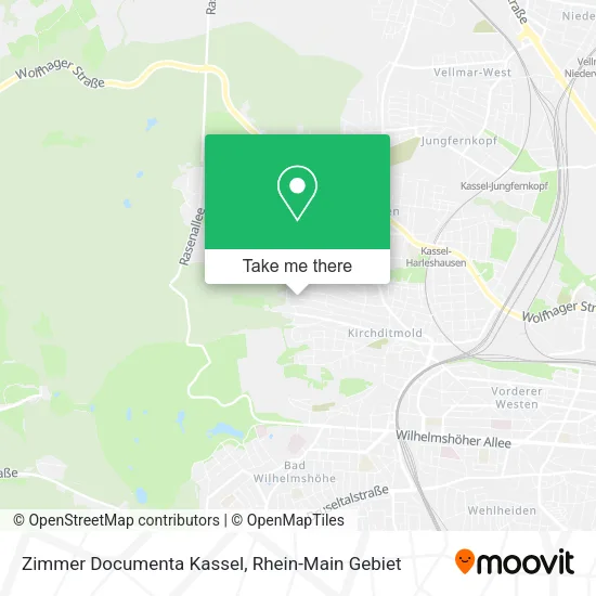 Карта Zimmer Documenta Kassel