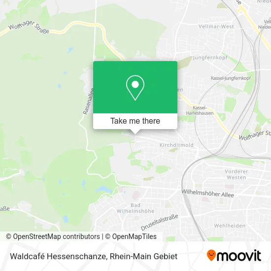 Карта Waldcafé Hessenschanze