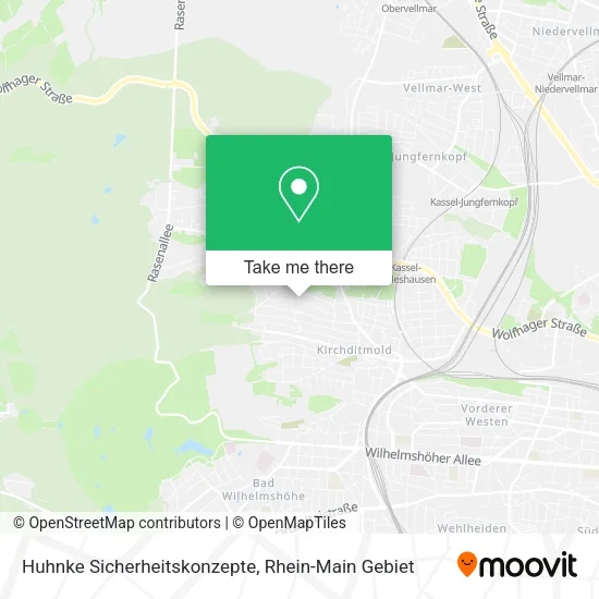 Карта Huhnke Sicherheitskonzepte