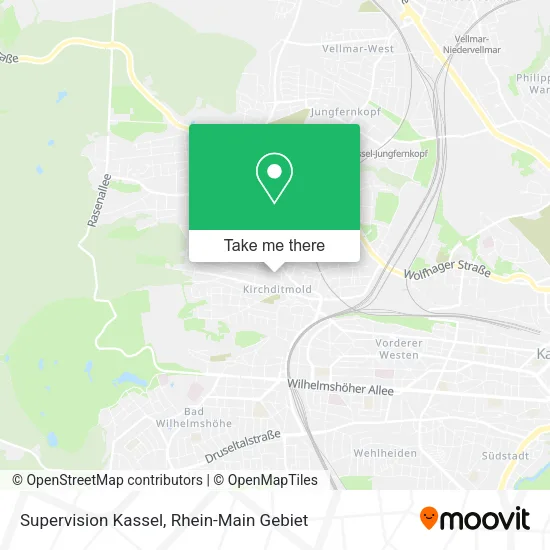 Карта Supervision Kassel
