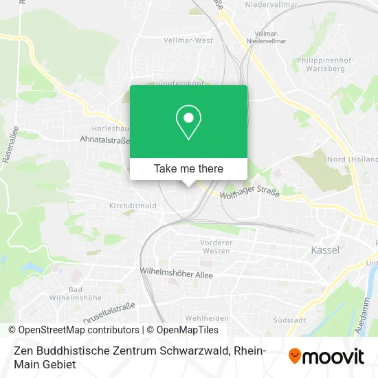 Карта Zen Buddhistische Zentrum Schwarzwald