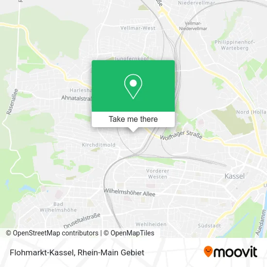 Карта Flohmarkt-Kassel