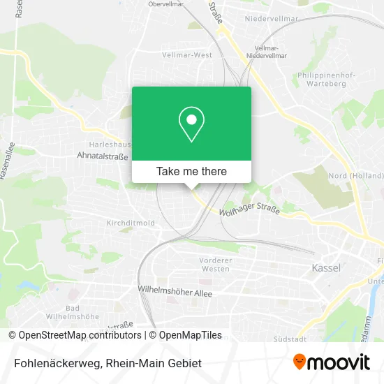 Карта Fohlenäckerweg