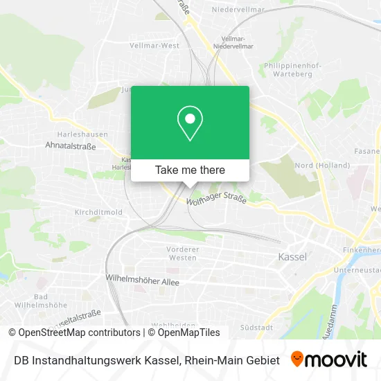 Карта DB Instandhaltungswerk Kassel