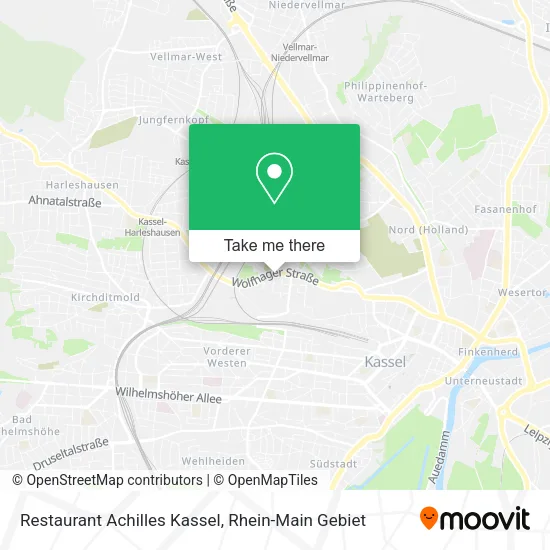 Карта Restaurant Achilles Kassel