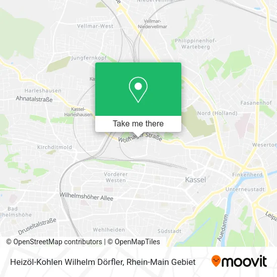 Карта Heizöl-Kohlen Wilhelm Dörfler