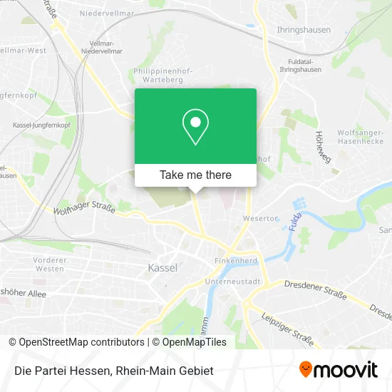 Карта Die Partei Hessen