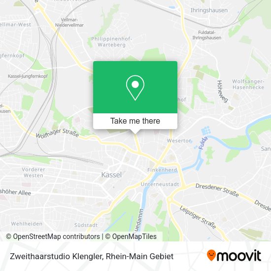 Карта Zweithaarstudio Klengler