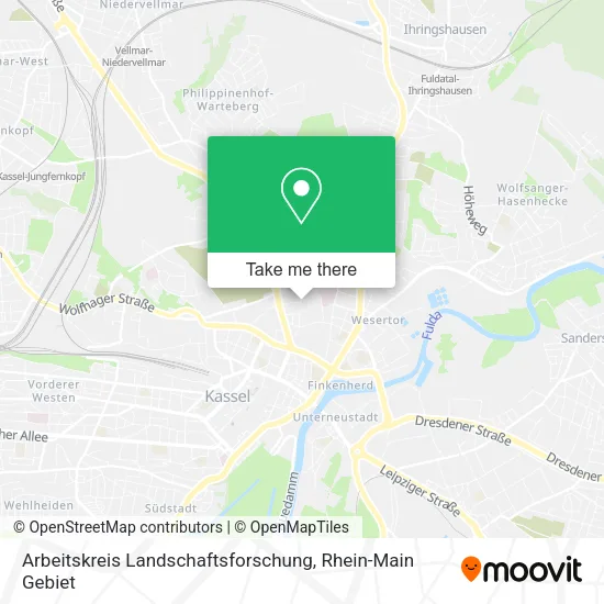 Карта Arbeitskreis Landschaftsforschung