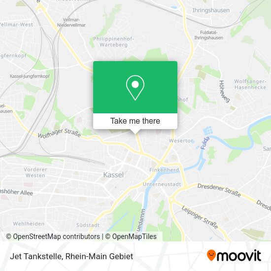 Карта Jet Tankstelle