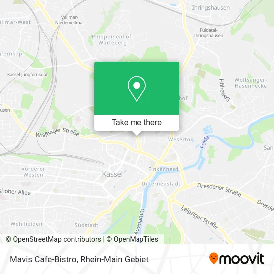 Карта Mavis Cafe-Bistro
