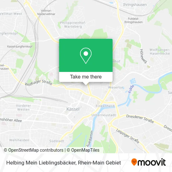 Карта Helbing Mein Lieblingsbäcker