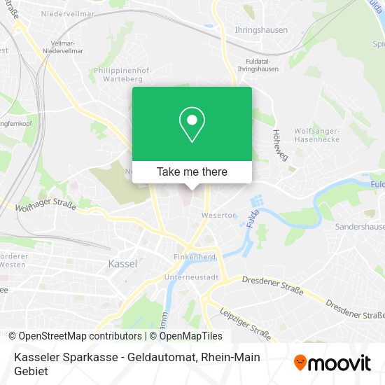Карта Kasseler Sparkasse - Geldautomat