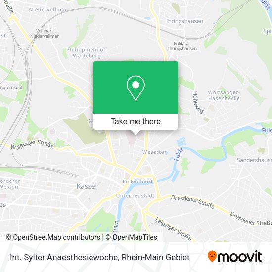 Карта Int. Sylter Anaesthesiewoche