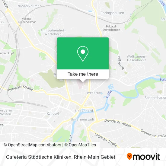 Cafeteria Städtische Kliniken map