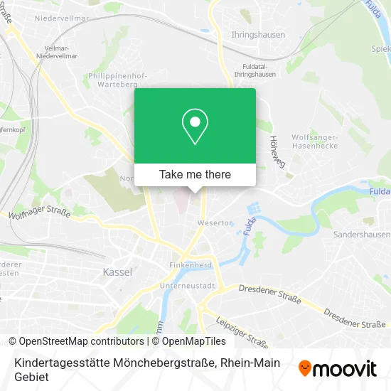 Карта Kindertagesstätte Mönchebergstraße