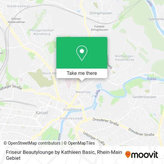 Карта Friseur Beautylounge by Kathleen Basic