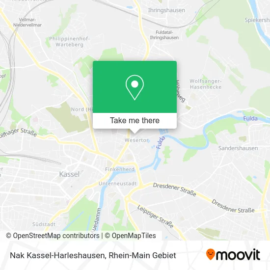 Карта Nak Kassel-Harleshausen