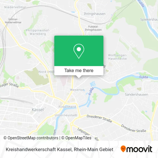 Карта Kreishandwerkerschaft Kassel