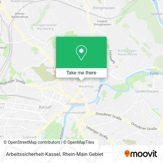 Карта Arbeitssicherheit-Kassel