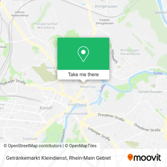 Карта Getränkemarkt Kleindienst
