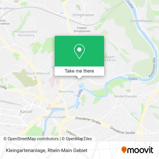 Карта Kleingartenanlage