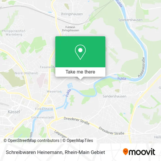 Карта Schreibwaren Heinemann