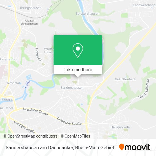 Карта Sandershausen am Dachsacker