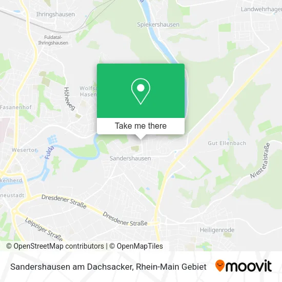 Карта Sandershausen am Dachsacker